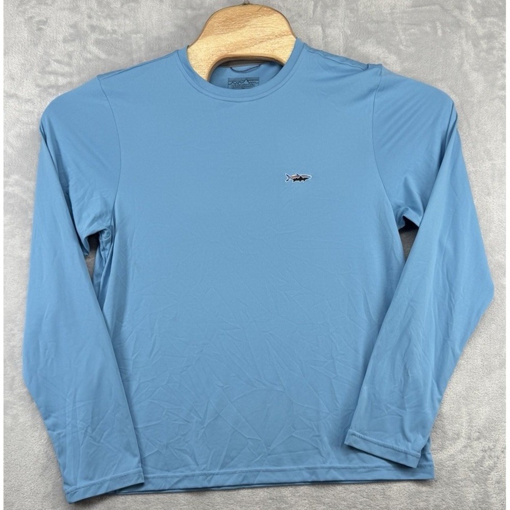 Patagonia Long Sleeve Shirt Blue Men's Size Small S
